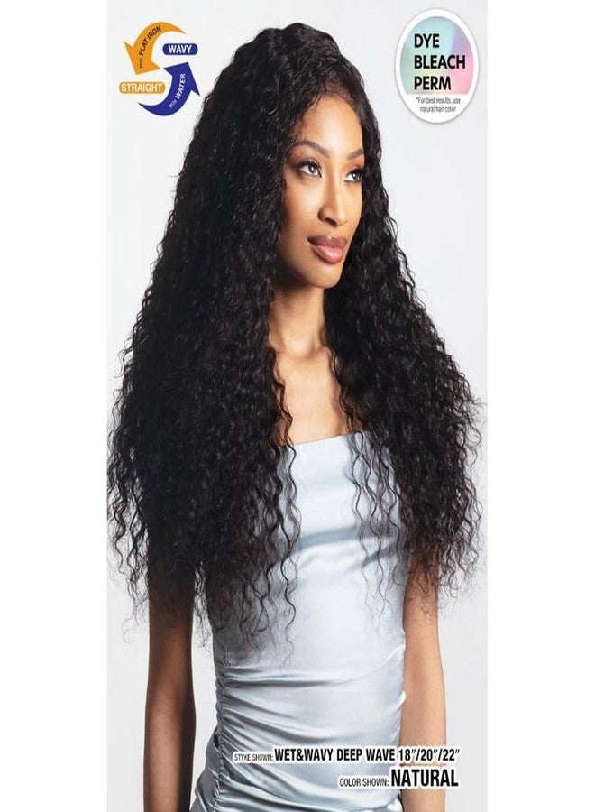 SHAKE-N-GO Glossy Wet & Wavy Deep Wave (10"/12"/14", NATURAL) - Image 4